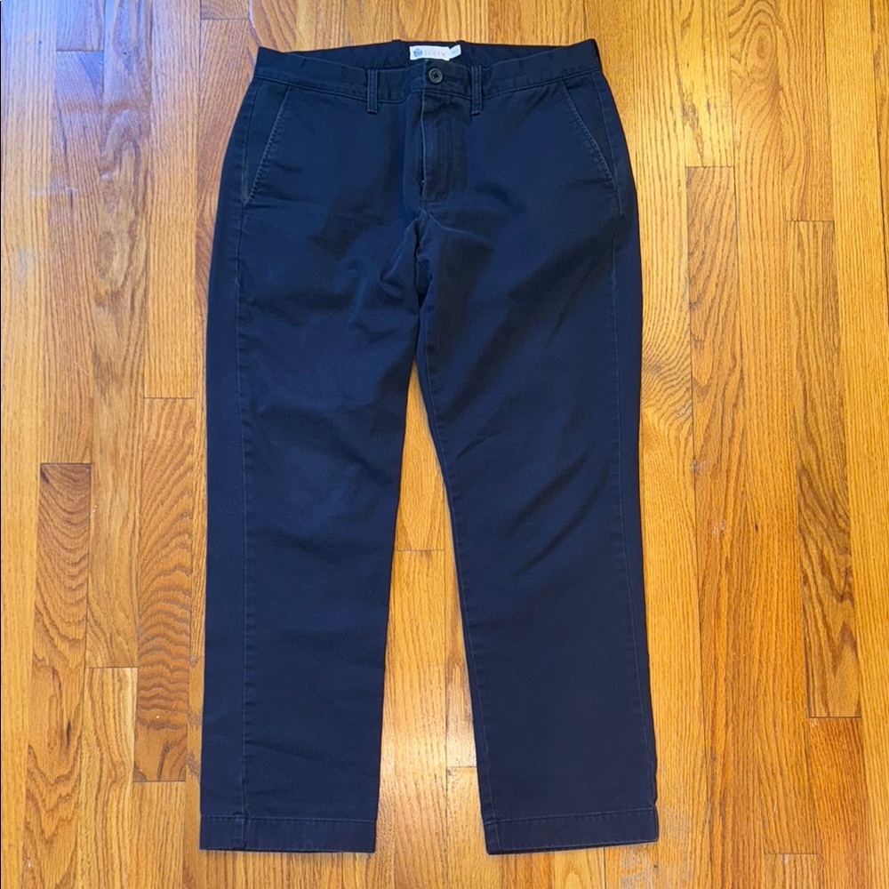 Jcrew navy chinos 32x30